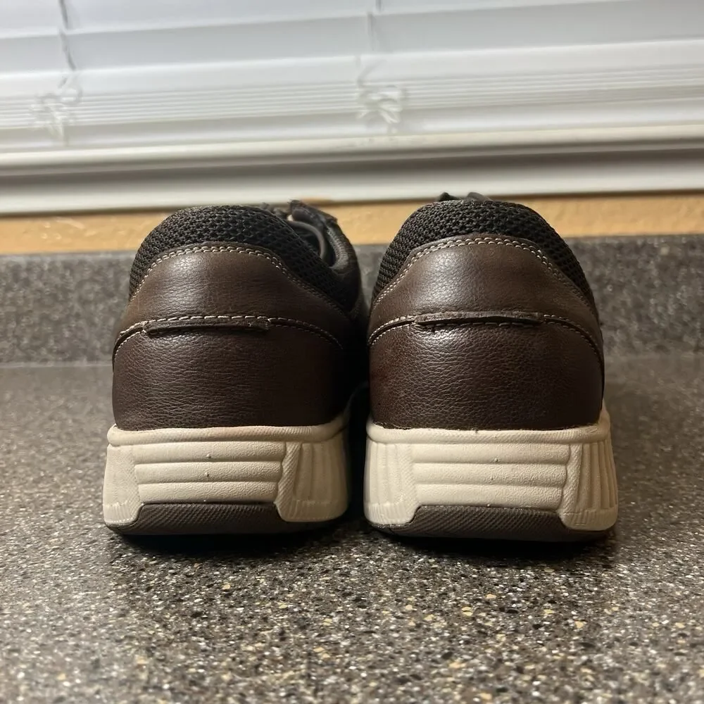 Orthofeet 428 Mens Sz 13 M Brown Comfort Casual Walking Driving Shoe Lace Up Low